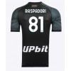 SSC Napoli Giacomo Raspadori #81 Tredje Tröja 2023-24 Korta ärmar